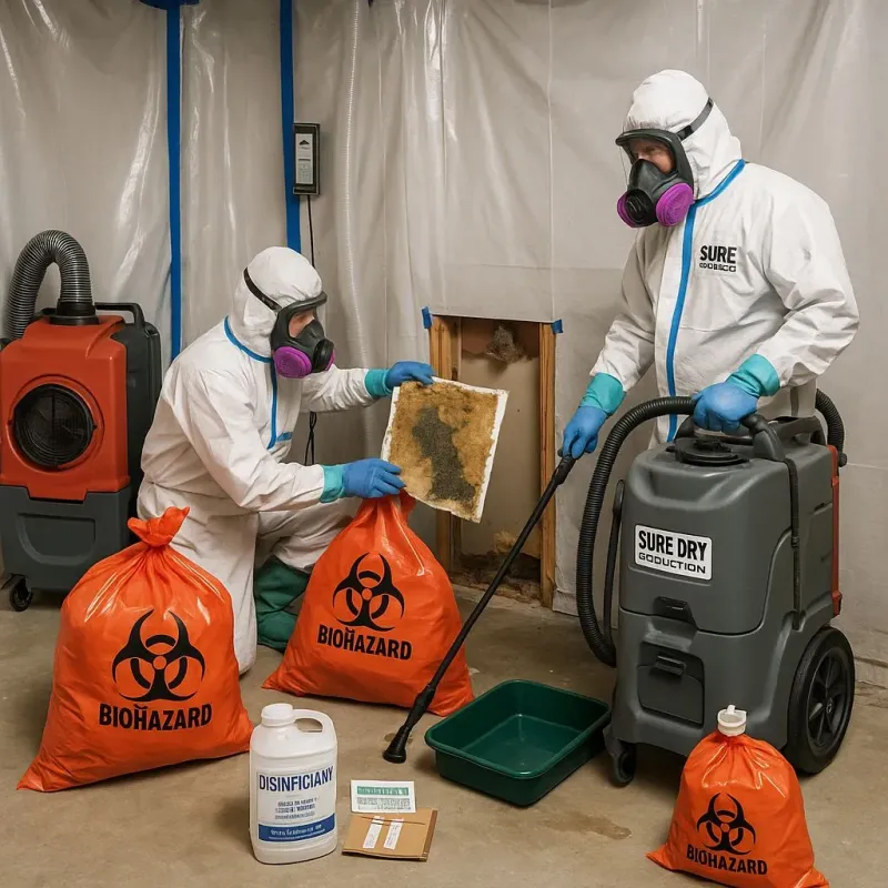 Contaminated Water Handling Protocols process in Dakota City, NE